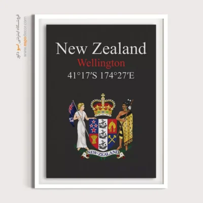 تابلو نماد های کشورهای جهان - اسپو دکور