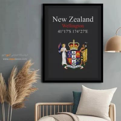 تابلو نماد های کشورهای جهان - اسپو دکور