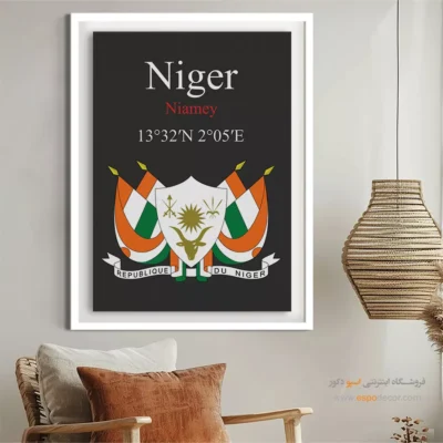 تابلو نماد های کشورهای جهان - اسپو دکور