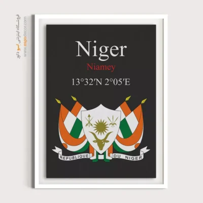 تابلو نماد های کشورهای جهان - اسپو دکور