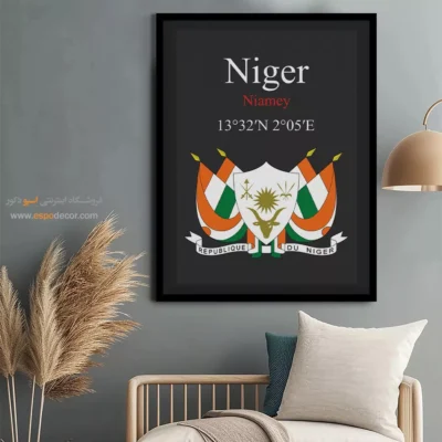 تابلو نماد های کشورهای جهان - اسپو دکور