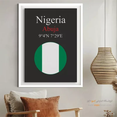 تابلو نماد های کشورهای جهان - اسپو دکور