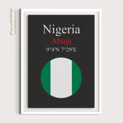 تابلو نماد های کشورهای جهان - اسپو دکور