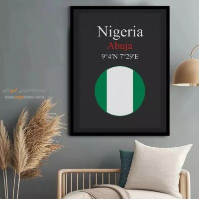 تابلو نماد های کشورهای جهان - اسپو دکور