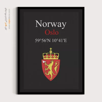 تابلو نماد های کشورهای جهان - اسپو دکور