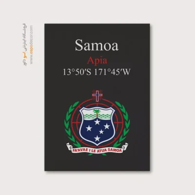 تابلو نماد های کشورهای جهان - اسپو دکور