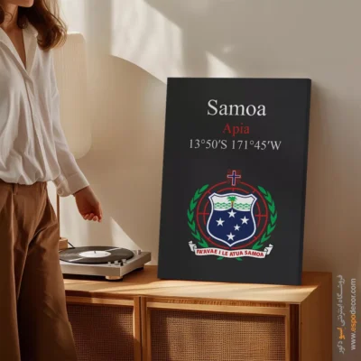 تابلو نماد های کشورهای جهان - اسپو دکور