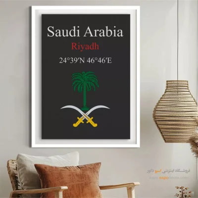 تابلو نماد های کشورهای جهان - اسپو دکور