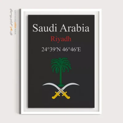 تابلو نماد های کشورهای جهان - اسپو دکور