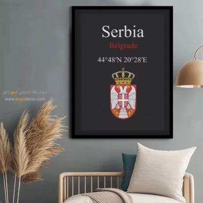 تابلو نماد های کشورهای جهان - اسپو دکور