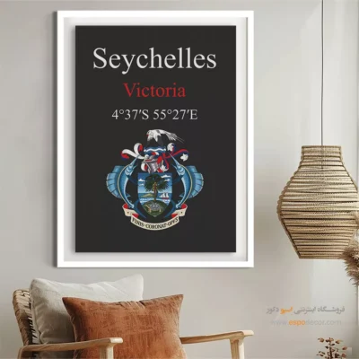 تابلو نماد های کشورهای جهان - اسپو دکور