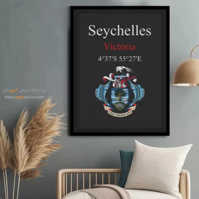 تابلو نماد های کشورهای جهان - اسپو دکور