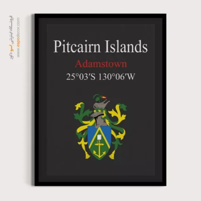 تابلو نماد های کشورهای جهان - اسپو دکور