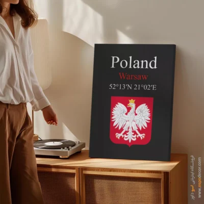 تابلو نماد های کشورهای جهان - اسپو دکور