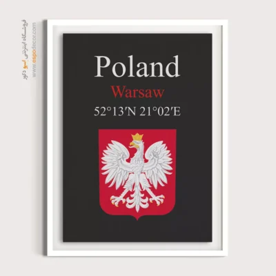 تابلو نماد های کشورهای جهان - اسپو دکور