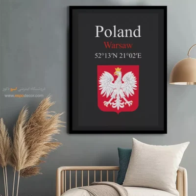 تابلو نماد های کشورهای جهان - اسپو دکور