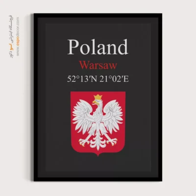 تابلو نماد های کشورهای جهان - اسپو دکور