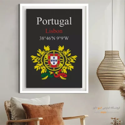 تابلو نماد های کشورهای جهان - اسپو دکور