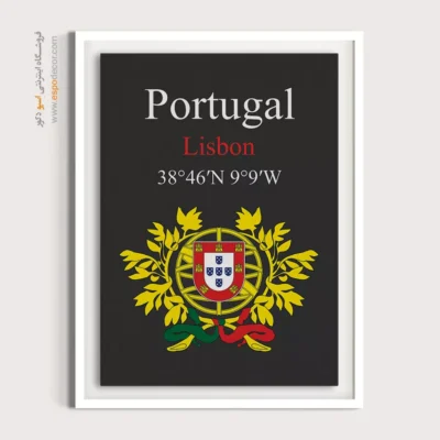 تابلو نماد های کشورهای جهان - اسپو دکور