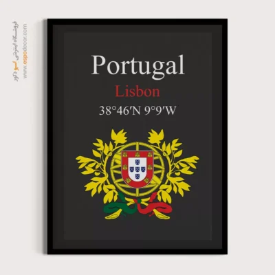 تابلو نماد های کشورهای جهان - اسپو دکور