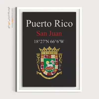 تابلو نماد های کشورهای جهان - اسپو دکور