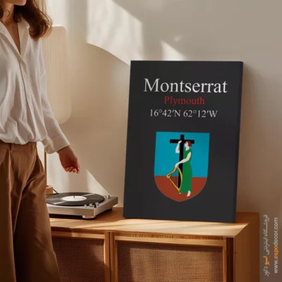 تابلو نماد های کشورهای جهان - اسپو دکور