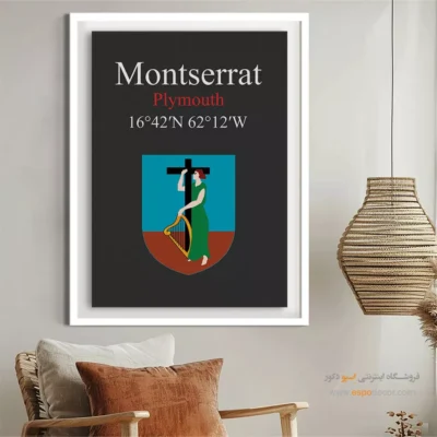 تابلو نماد های کشورهای جهان - اسپو دکور