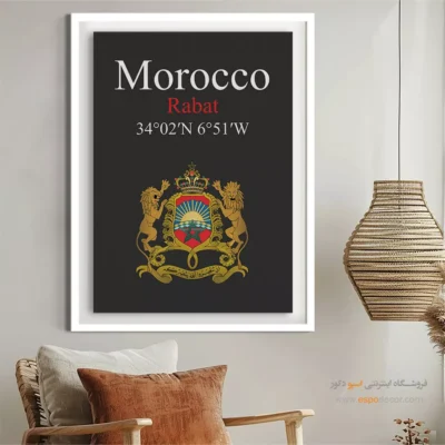 تابلو نماد های کشورهای جهان - اسپو دکور