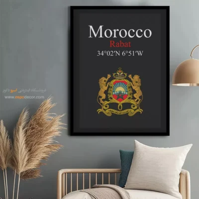 تابلو نماد های کشورهای جهان - اسپو دکور