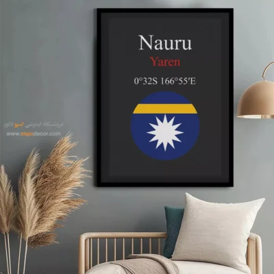 تابلو نماد های کشورهای جهان - اسپو دکور