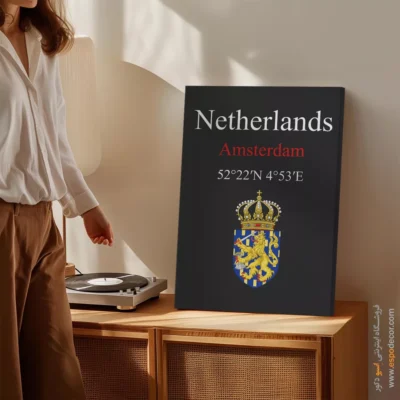 تابلو نماد های کشورهای جهان - اسپو دکور