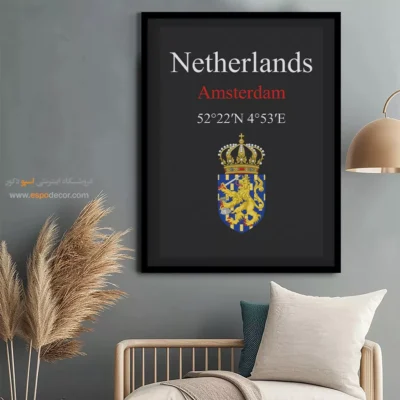 تابلو نماد های کشورهای جهان - اسپو دکور