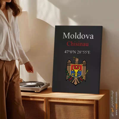 تابلو نماد های کشورهای جهان - اسپو دکور