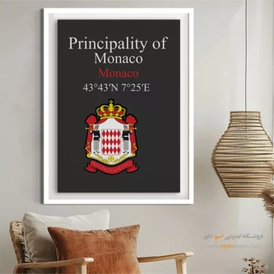 تابلو نماد های کشورهای جهان - اسپو دکور