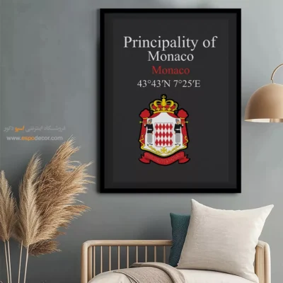 تابلو نماد های کشورهای جهان - اسپو دکور