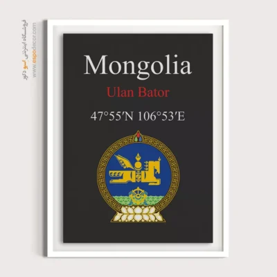 تابلو نماد های کشورهای جهان - اسپو دکور