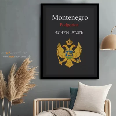 تابلو نماد های کشورهای جهان - اسپو دکور