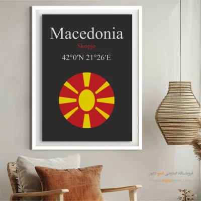 تابلو نماد های کشورهای جهان - اسپو دکور