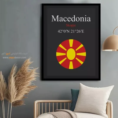 تابلو نماد های کشورهای جهان - اسپو دکور