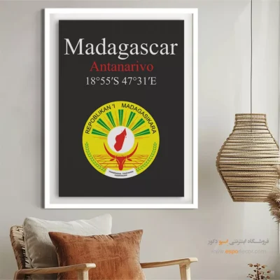 تابلو نماد های کشورهای جهان - اسپو دکور