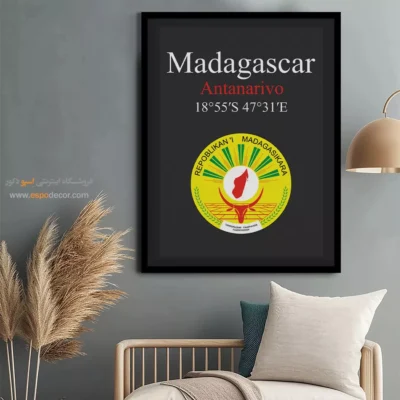 تابلو نماد های کشورهای جهان - اسپو دکور