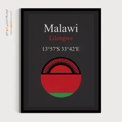 تابلو نماد های کشورهای جهان - اسپو دکور