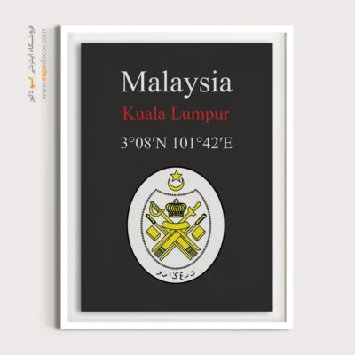 تابلو نماد های کشورهای جهان - اسپو دکور