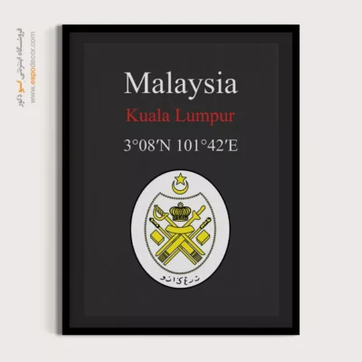 تابلو نماد های کشورهای جهان - اسپو دکور