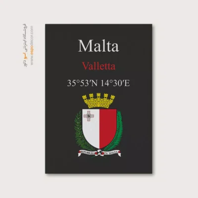 تابلو نماد های کشورهای جهان - اسپو دکور