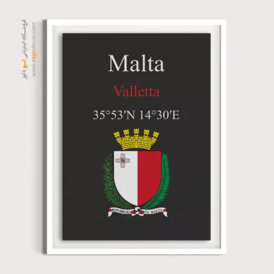 تابلو نماد های کشورهای جهان - اسپو دکور