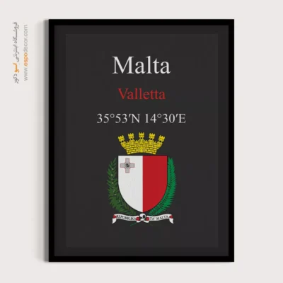 تابلو نماد های کشورهای جهان - اسپو دکور