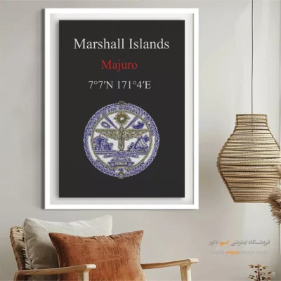 تابلو نماد های کشورهای جهان - اسپو دکور