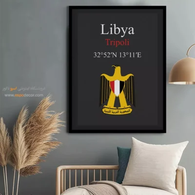 تابلو نماد های کشورهای جهان - اسپو دکور