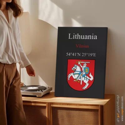 تابلو نماد های کشورهای جهان - اسپو دکور